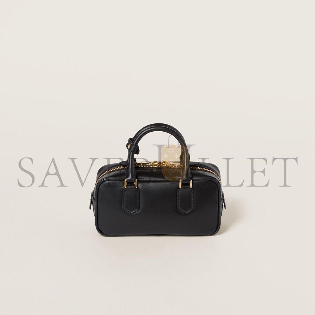 MIU MIU ARCADIE LEATHER BAG 5BB142 (22*10.5*7.5cm)